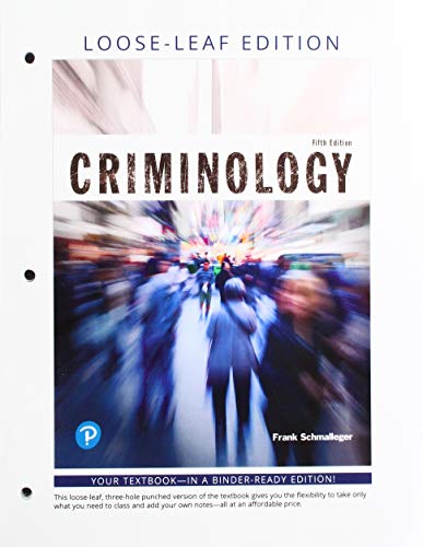 Book Criminology (Justice Series), Loose-Leaf Edition free