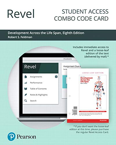 Book Revel for Development Across the Life Span -- Combo Access Card (8th Edition) free