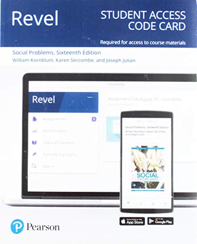 Book Revel for Social Problems -- Access Card free