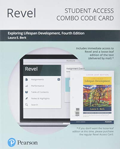 Book Revel for Exploring Lifespan Development -- Combo Access Card free
