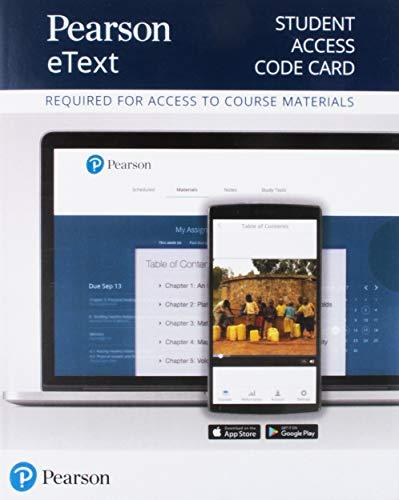 Book Pearson eText Contemporary Human Geography -- Access Card free