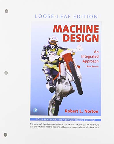 Book Machine Design: An Integrated Approach, Loose-Leaf Edition free