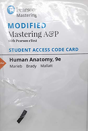 Book Modified Mastering A&P with Pearson free