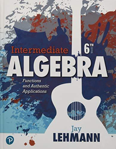 Book Intermediate Algebra: Functions & Authentic Applications with Integrated Review and Worksheets plus MyLab Math with Pearson eText -- 24 Month Access Card Package free