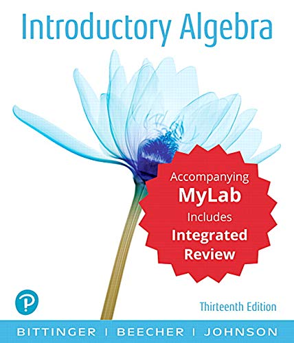 Book Introductory Algebra with Integrated Review and Worksheets plus MyLab Math with Pearson eText -- 24 Month Access Card Package free