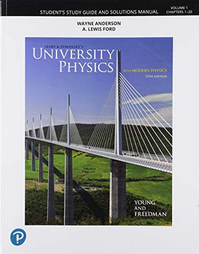 Book Student Study Guide and Solutions Manual for University Physics Volume 1 (Chs 1-20) free