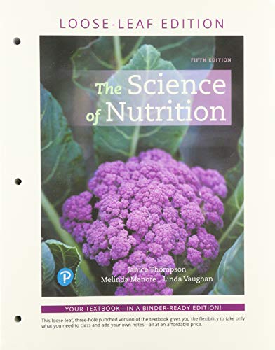 Book The Science of Nutrition, Loose-Leaf Edition Plus Mastering Nutrition with Pearson eText -- Access Card Package (5th Edition) free