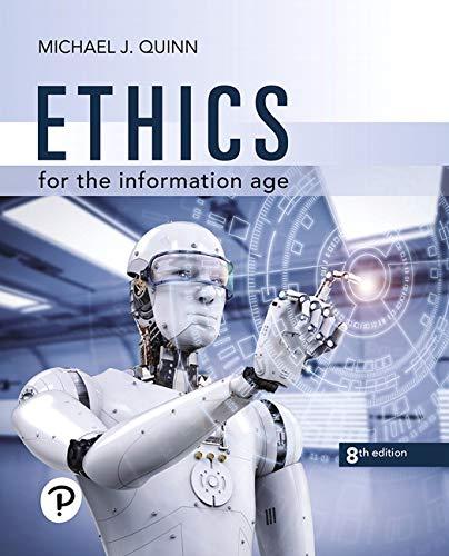 Book Pearson eText for Ethics for the Information Age -- Access Card free