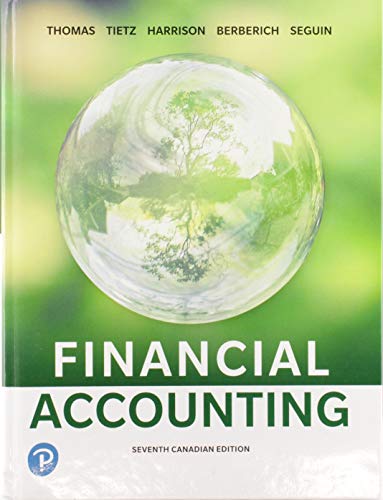 Book Financial Accounting, Seventh Canadian Edition free