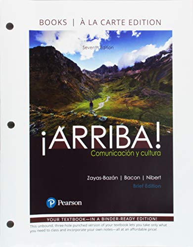 Book ¡Arriba!: comunicación y cultura Brief, Books a la Carte edition, plus MyLab Spanish -- Access Card Package free