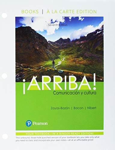 Book ¡Arriba!: comunicación y cultura, Books a la Carte plus MyLab Spanish -- Access Card Package (Multi Semester) (7th Edition) free