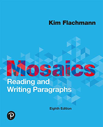 Book Mosaics: Reading and Writing Paragraphs (2-downloads) free