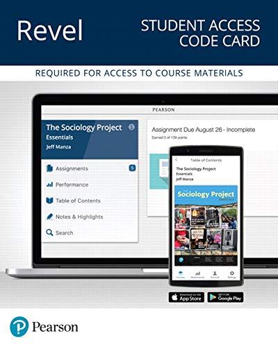 Book Revel for The Sociology Project: Essentials - Access Card free