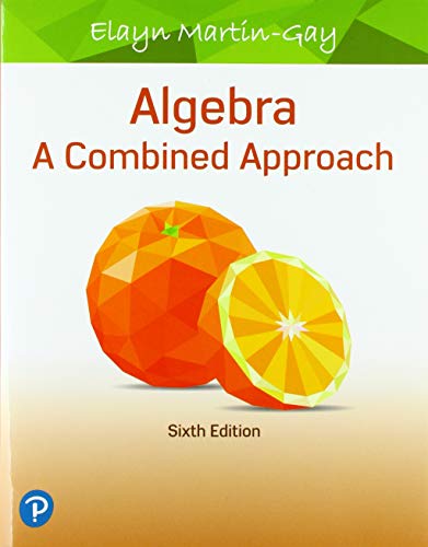 Book Algebra: A Combined Approach free