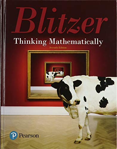 Book Thinking Mathematically with Integrated Review Plus MyLab Math with Pearson eText -- 24 Month Access Card Package free