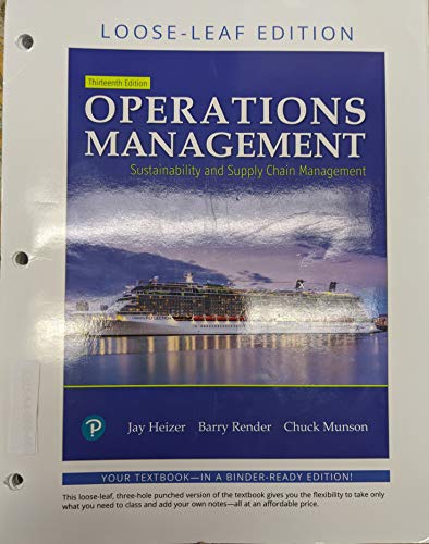 Book Operations Management: Sustainability and Supply Chain Management free