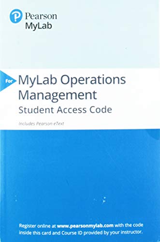 Book MyLab Operations Management with Pearson eText -- Access Card -- for Principles of Operations Mangement: Sustainability and Supply Chain Management free