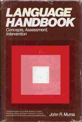 Book Language handbook: Concepts, assessment, intervention free