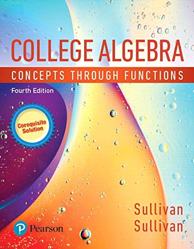 Book MyLab Math with Pearson eText -- 24-Month Standalone Access Card -- for College Algebra: Concepts through Functions, A Corequisite Solution ... Courses in MyLab Math and MyLab Statistics) free
