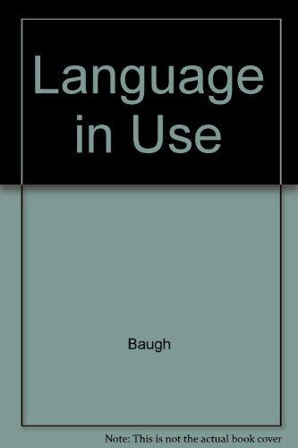 Book Language in Use: Reading in Sociolinguistics free