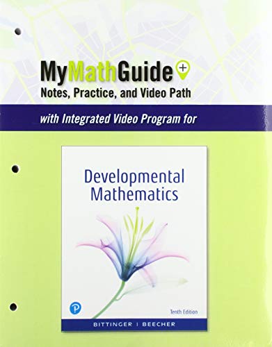 Book MyMathGuide: Notes, Practice, and Video Path for Developmental Mathematics: College Mathematics and Introductory Algebra free