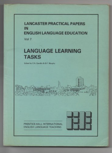 Book Language Learning Tasks (Lancaster Practical Papers in English Language Education, Vol 7) free
