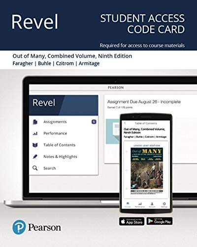 Book Revel for Out of Many: A History of the American People, Combined Volume -- Access Card free