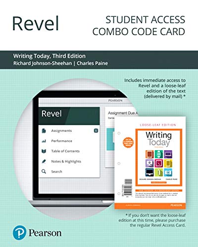 Book Revel for Writing Today -- Combo Access card (3rd Edition) free