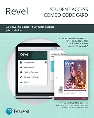 Book Revel for Society: The Basics -- Combo Access Card (14th Edition) free