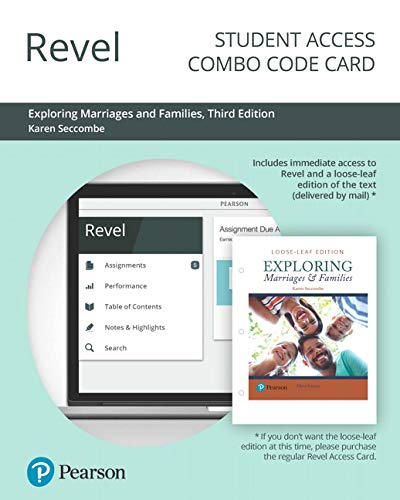 Book Revel for Exploring Marriages and Families -- Combo Access Card free