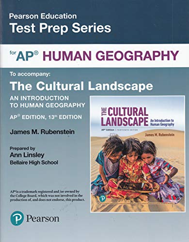 Book Test Prep Workbook for The Cultural Landscape: An Introduction to Human Geography 13th Edition, AP® Edition ©2020 free