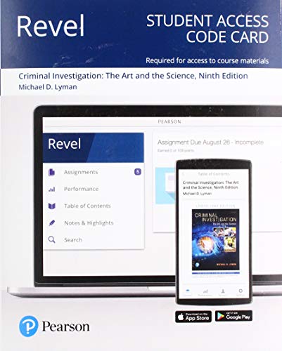 Book Revel for Criminal Investigation: The Art and the Science -- Access Card free