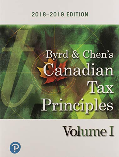 Book Canadian Tax Principles, 2018-2019 Edition, Volume 1 free