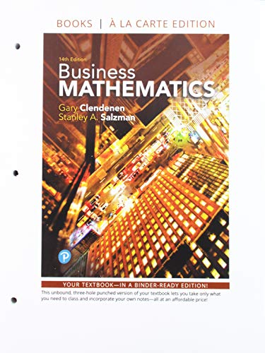 Book Business Mathematics Loose-Leaf Edition Plus MyLab Math with Pearson eText -- 24 Month Access Card Package free