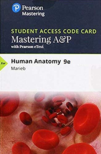 Book Mastering A&P with Pearson eText -- Standalone Access Card -- for Human Anatomy (9th Edition) free