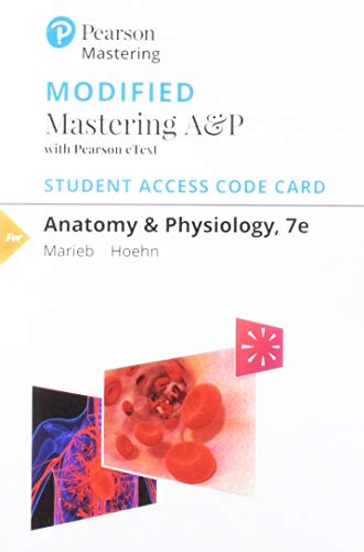 Book Modified Mastering A&P with Pearson eText -- Standalone Access Card -- for Anatomy & Physiology (7th Edition) free
