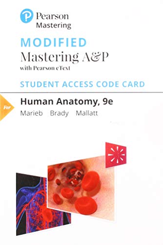 Book Modified Mastering A&P with Pearson eText -- Standalone Access Card -- for Human Anatomy free