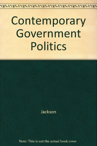 Book Contemporary Government Politics free