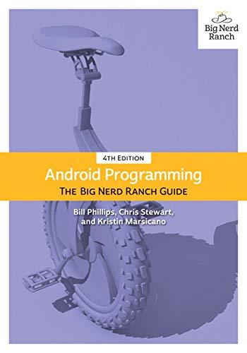 Book Android Programming: The Big Nerd Ranch Guide (Big Nerd Ranch Guides) free