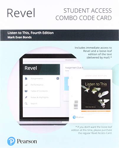 Book Revel for Listen to This -- Combo Access Card free