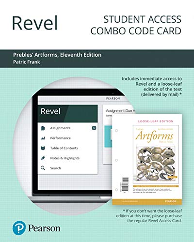 Book Revel for Prebles' Artforms -- Combo Access Card (11th Edition) free
