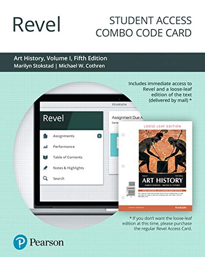 Book Revel for Art History, Volume 1 -- Combo Access Card (5th Edition) free