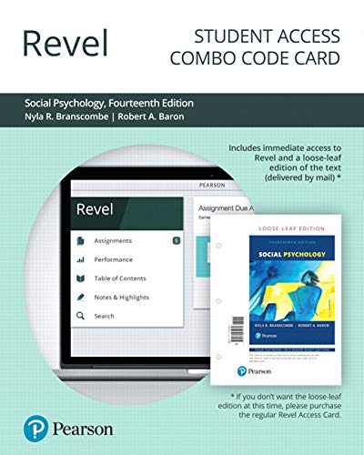 Book Revel for Social Psychology -- Combo Access Card free