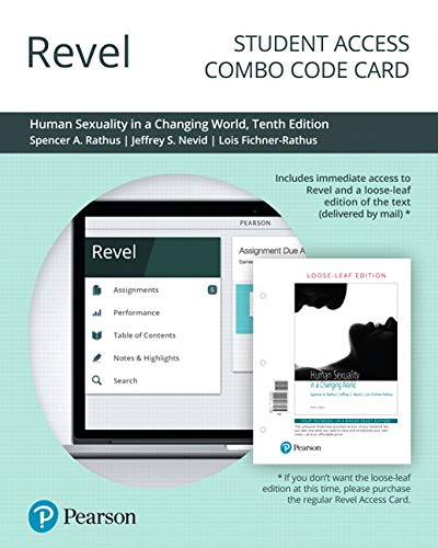Book Revel for Human Sexuality in a Changing World -- Combo Access Card free