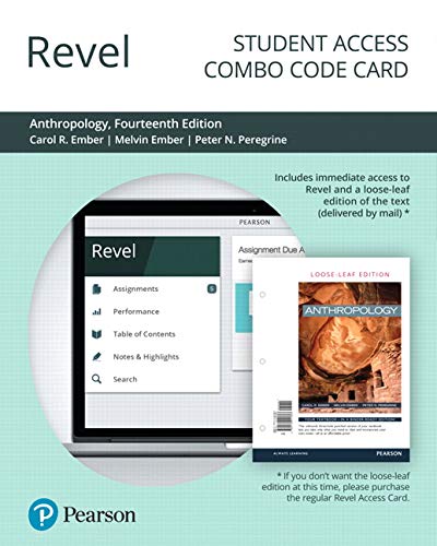 Book Revel for Anthropology -- Combo Access Card (14th Edition) free