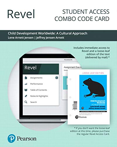 Book Revel for Child Development Worldwide: A Cultural Approach -- Combo Access Card free