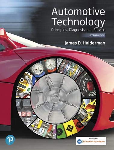 Book Automotive Technology: Principles, Diagnosis, and Service (6th Edition) (Halderman Automotive Series) free