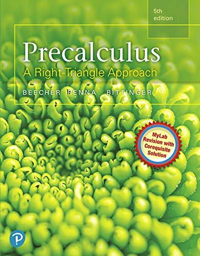 Book MyLab Math with Pearson eText -- 24-Month Standalone Access Card -- for Precalculus: A Right Triangle Approach MyLab Revision with Corequisite Support free