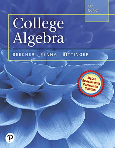 Book MyLab Math with Pearson eText -- Standalone Access Card -- for College Algebra MyLab Revision with Corequisite Support free