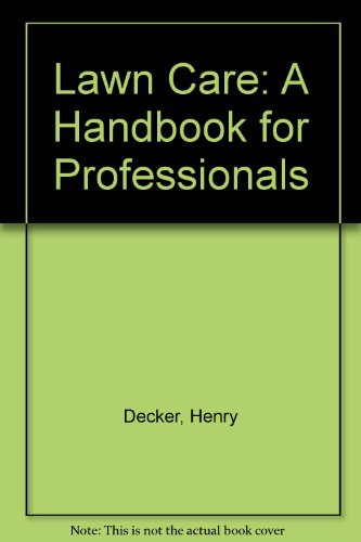 Book Lawn Care: A Handbook for Professionals free